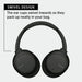 WHCH710NB Sony Noise Cancelling Headphones Wireless Bluetooth with Mic NEW - TuracellUSA