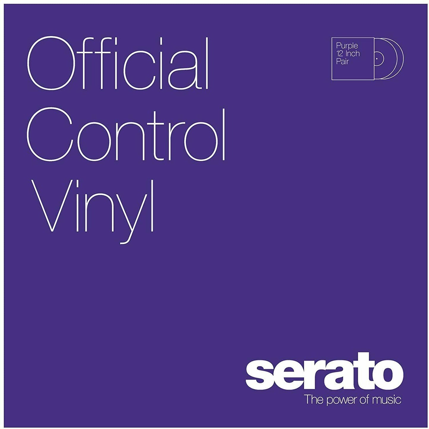 SCV-PS-PUR-OV Serato 12" Control Vinyl (Pair/Purple) BRAND NEW - TuracellUSA