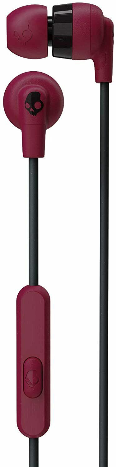 S2IMY-M685 Skullcandy Ink'D+ Wired In-Ear Headphones Red NEW - TuracellUSA