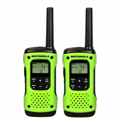 MOTOROLA Talkabout T600 Waterproof Rechargeable Two-Way Radios, Green- 2 Pack - TuracellUSA