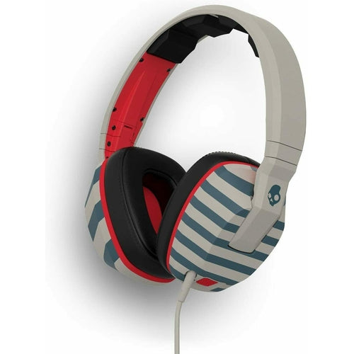 S6SCHX460 Skullcandy Crusher Headphones with Mic Stripes/Tan/Navy NEW - TuracellUSA