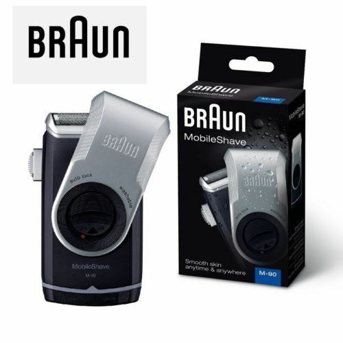 Braun M-90 Mobile Washable Shave Electric Portable Travel Shaver For Men New! - TuracellUSA