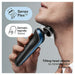 6020s BRAUN SensoFlex Electric Shaver Precision Trimmer Rechargeable Wet & Dry - TuracellUSA
