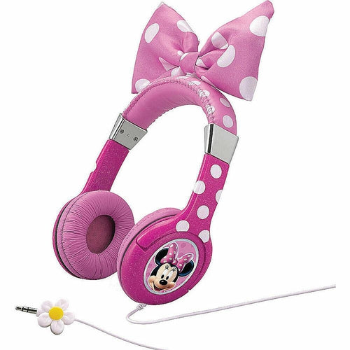 KID-MM140 KID DESIGNS Disney's Minnie Mouse Bowtique Youth Headphones BRAND NEW - TuracellUSA