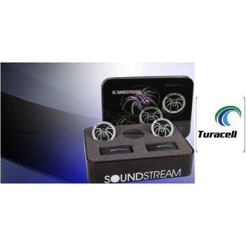 Pair of Soundstream TWT.5 220 Watt 1" Car Tweeters Car Audio 4 Ohm PEI Dome Kit - TuracellUSA