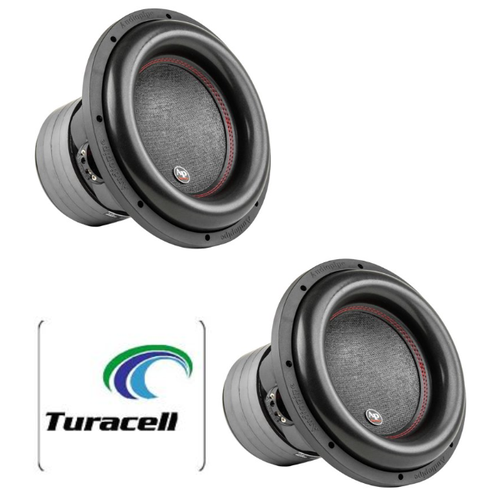 2 12" Subwoofer Dual 4 Ohm 1100 Watts RMS Car Audio Audiopipe TXXBDC412 PAIR - TuracellUSA