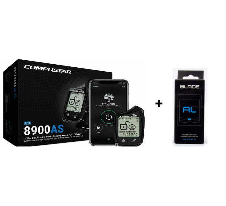 Compustar CSX8900-AS 2-Way CSX Remote Start + Security W/LTE W/ Blade-AL & DRONE - TuracellUSA