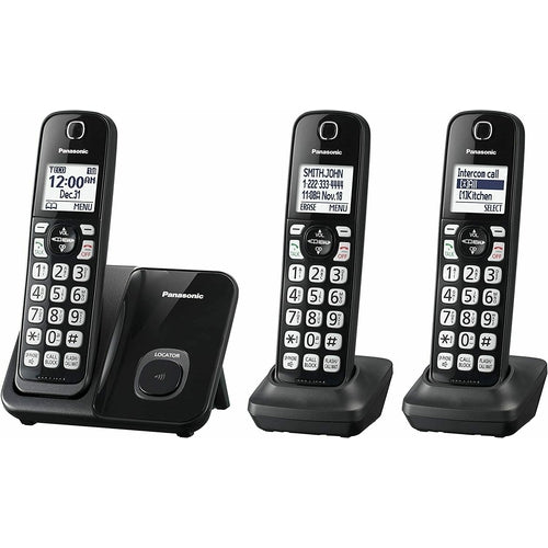 KXTGD513B Panasonic Expandable Cordless Phone System with Call Block NEW - TuracellUSA