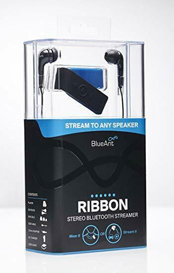 Blueant Ribbon RB-BKBL-US Stereo Bluetooth Wireless Streamer Headset NEW! - TuracellUSA