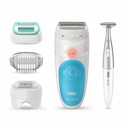 SE5810 Braun Epilator for Women for Hair Removal, Wet & Dry, Bikini Trimmer NEW - TuracellUSA