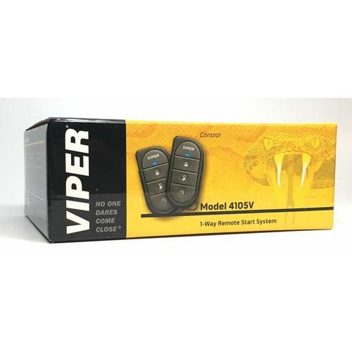 Viper 4105V Remote Car Starter 1-Way TWO 4-Button Remotes Keyless w/ ADS-AL-CA - TuracellUSA