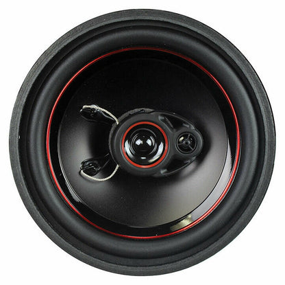 4-Audiopipe CSL-1623AR 6.5" Slim Mount 3-Way Coaxial Speakers 330w Max /165w Rms - TuracellUSA