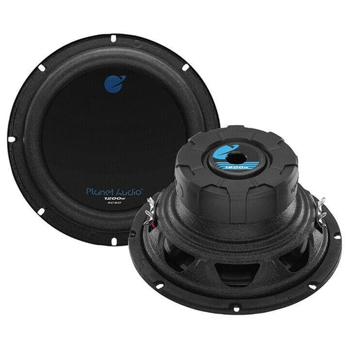 2 - Planet Audio AC8D Anarchy Subwoofer 8 Inch 1200 Watts Dual BRAND NEW! PAIR - TuracellUSA