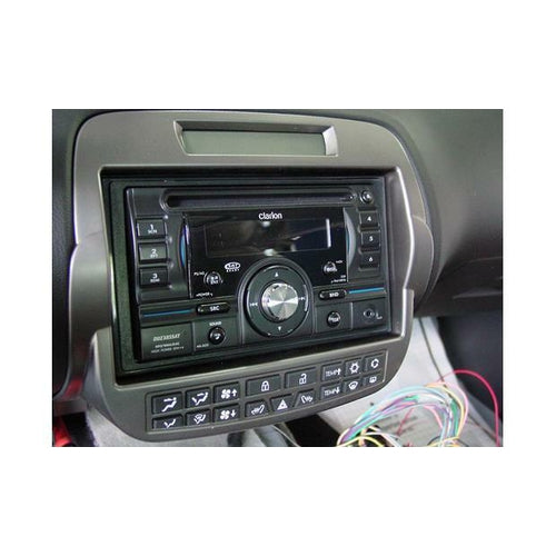 Metra 99-3010S-LC Silver Single/Double DIN Dash Kit for 2010-15 Chevrolet Camaro - TuracellUSA