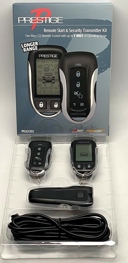 Prestige PE2LCDZ 2-Way 5-Button LCD Remote w/ 1 Mile Range - TuracellUSA