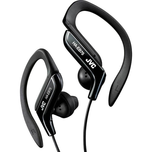 JVC HA-EB75B Sports Ear-Clip Headphones , Black FAST SHIPPING! NEW! - TuracellUSA