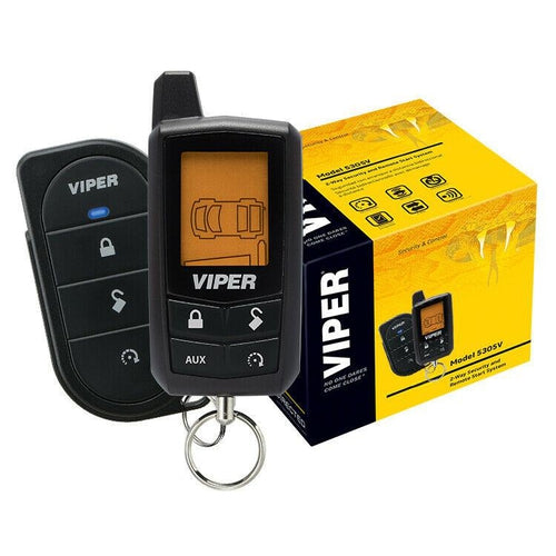 Viper 5305V Alarm & Remote Starter + iDATALINK ADSALCA Package 1/4 Mile LCD - TuracellUSA