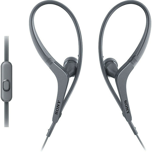 SONY MDR-AS410AP Sony Sports In-Ear Headphones Black/White BRAND NEW - TuracellUSA
