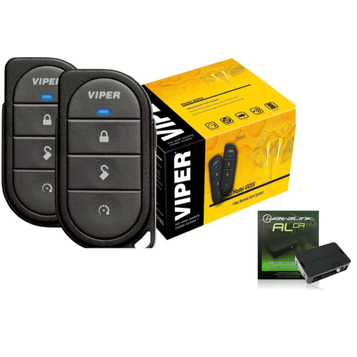 Viper 4105V Remote Car Starter 1-Way TWO 4-Button Remotes Keyless w/ ADS-AL-CA - TuracellUSA