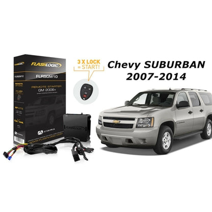 Flashlogic Remote Start for 2013 Chevrolet Suburban w/Plug & Play Harness - TuracellUSA