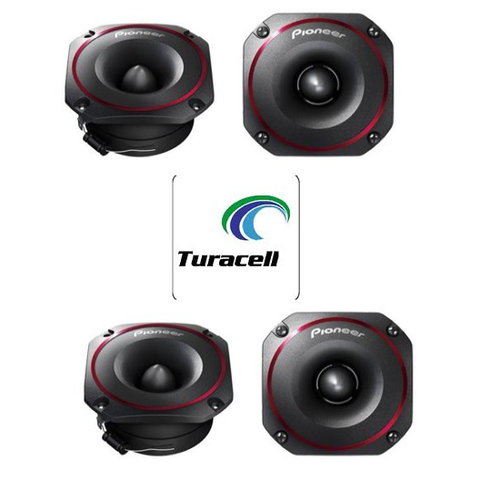 4 Pioneer TSB350PRO 3-1/2" High Efficiency PRO Series Car Bullet Tweeters speakr - TuracellUSA