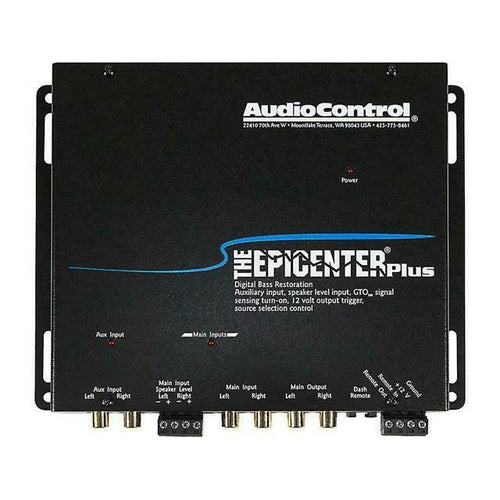 AudioControl The Epicenter Plus Restoration Processor with Hi Level input + Aux - TuracellUSA