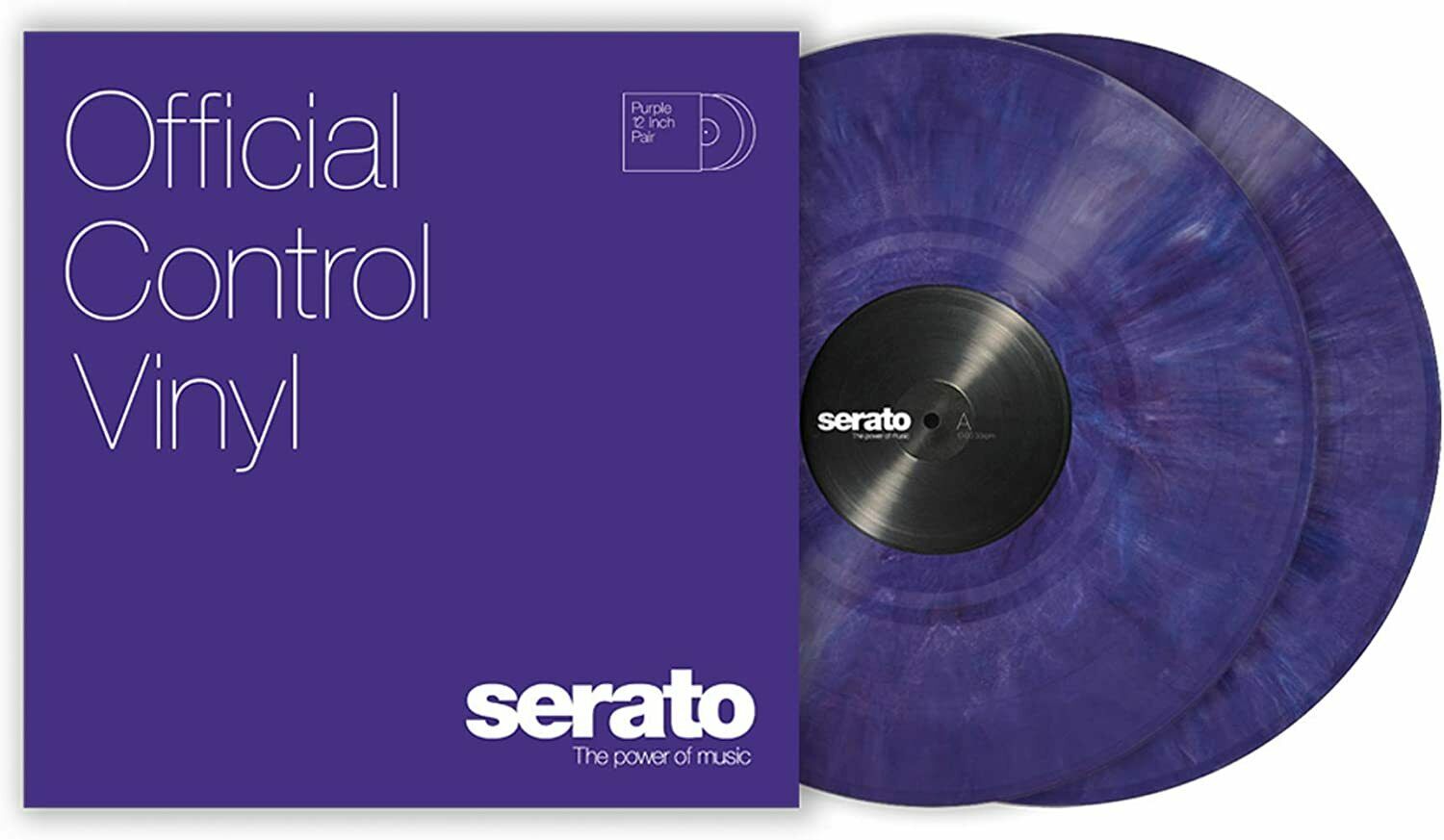 SCV-PS-PUR-OV Serato 12" Control Vinyl (Pair/Purple) BRAND NEW - TuracellUSA