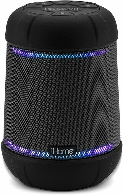 IBT158B IHOME Smart Bluetooth Rechargeable Waterproof Speaker with Voice Control - TuracellUSA