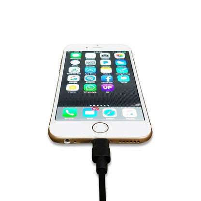 Panda Travel Lightning with LED Wall Charger for Apple iPhone 5,6,7,8,X - Black - TuracellUSA