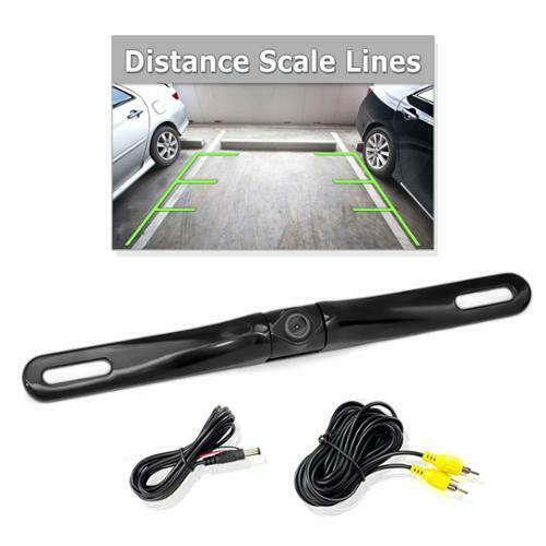 Pyle PLCM18BC License Plate Mount Rear View Color Car Backup Camera System NEW!! - TuracellUSA