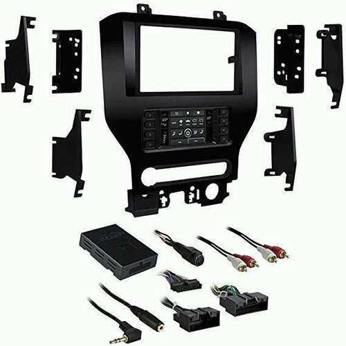 METRA 99-5840CH For 2015-2017 FORD MUSTANG DOUBLE DIN DASH KIT HVAC SYNC INSTAL - TuracellUSA