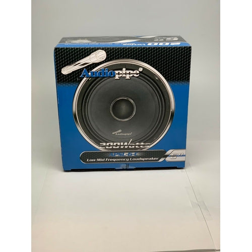 Audiopipe 6" Midrange Loudspeaker Shallow Mount, 200W Peak - TuracellUSA