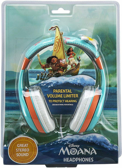 MA140V9 KID DESIGNS eKids Moana Headphones Parental Volume Control NEW - TuracellUSA