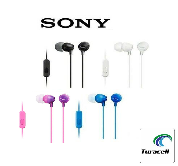 Sony MDREX15AP Fashion Earbuds In Ear Headphones/Headset w/ Mic Assorted Colors - TuracellUSA