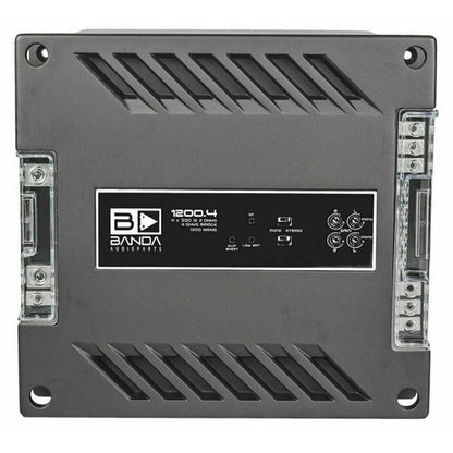 1200.42OHM BANDA Four Channel 300 Watts Max @ 2 Ohm Car Audio Amplifier NEW - TuracellUSA