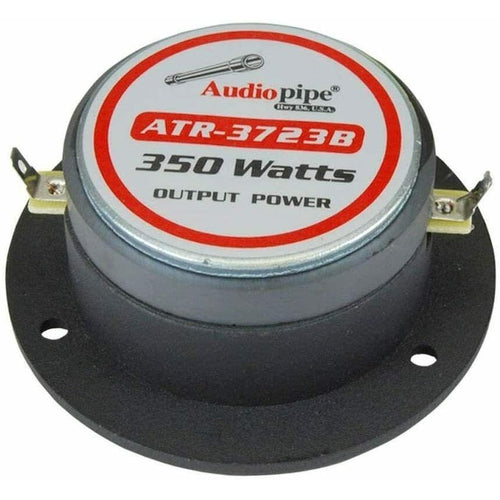 Audiopipe ATR-3723B Pair 3.75" Alum Bullet Tweeters 350w Peak PAIR with Grill - TuracellUSA