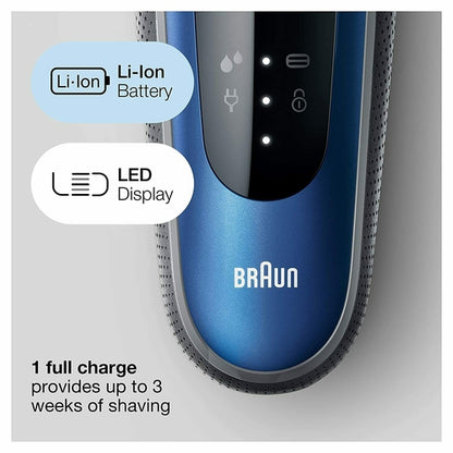 6072cc BRAUN Wet & Dry Foil Shaver 4in1 SmartCare Center and Travel Case NEW - TuracellUSA