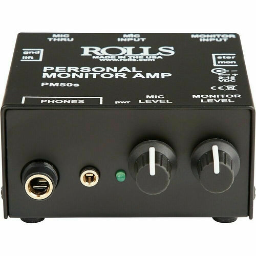 Rolls PM50S Personal Monitor Amp Brand NEW! - TuracellUSA