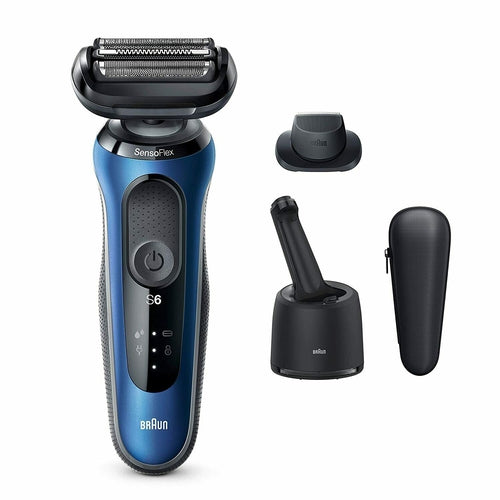 6072cc BRAUN Wet & Dry Foil Shaver 4in1 SmartCare Center and Travel Case NEW - TuracellUSA