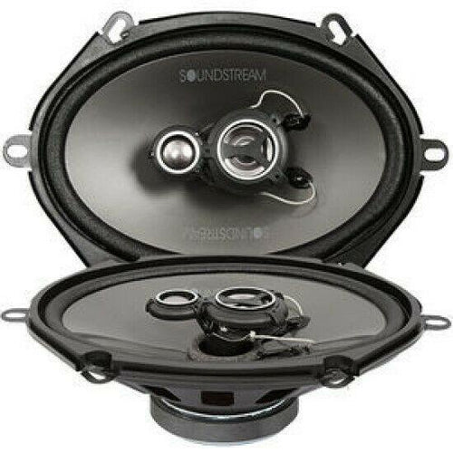 2 SOUNDSTREAM AF.573 350W 5 x 7" Arachnid Series 3-Way Coaxial Car Speakers PAIR - TuracellUSA