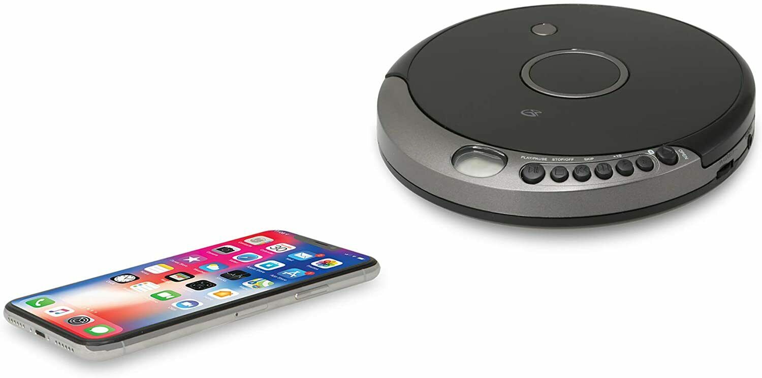 PCB319B GPX Portable Cd Player with Bluetooth, Includes Stereo Earbuds NEW - TuracellUSA