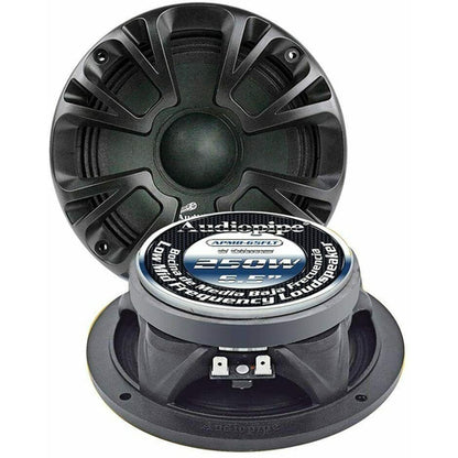 APMB-65FLT-CMP Audiopipe Package Of Midrange Tweeters Crossover. 6.5" 1000 W Max - TuracellUSA