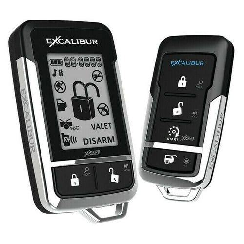 Excalibur Alarms AL18703DB 433mhz Lcd 2-way Rs Alarm Combo [linkr & Blade Ready] - TuracellUSA