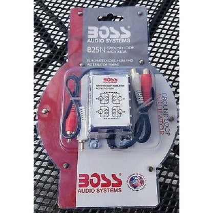 2 Boss B25N RCA Ground Loop Isolators Noise Audio Filters Stereo Amp B25 NEW! - TuracellUSA