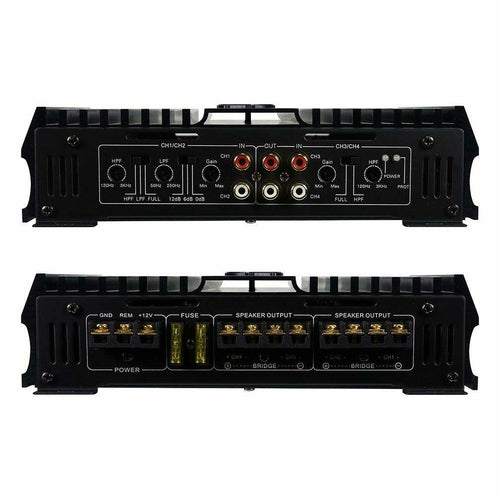 American Bass DB50754FR 4 Channel Class A/B Car Audio Ampilfier 600 Watts Max - TuracellUSA