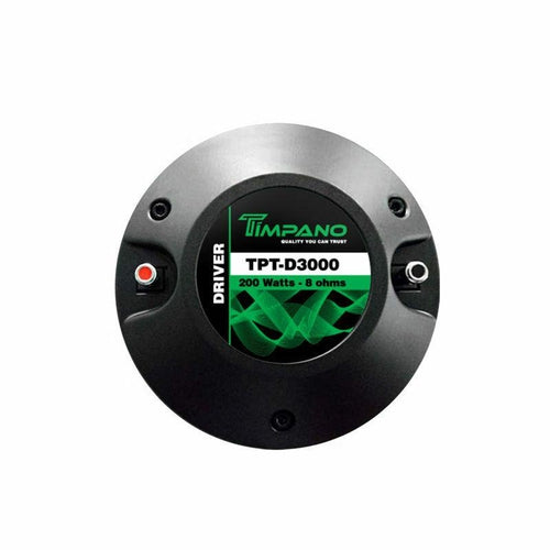 2 Timpano TPT-D3000 Titanium Compression Driver 200 Watts, 8-Ohms, 3" Voice Coil - TuracellUSA