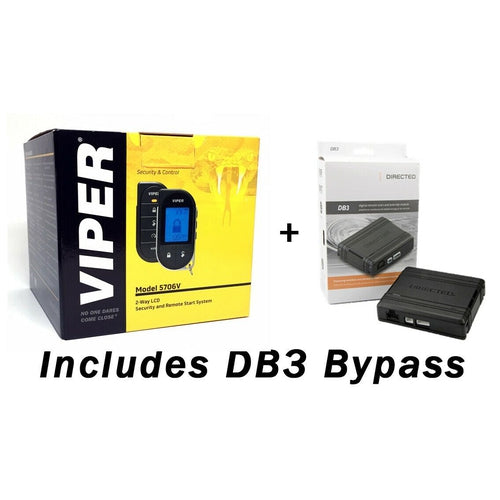 Viper 5706V Remote Start Alarm Plus DB3 Bypass Module Brand New - TuracellUSA