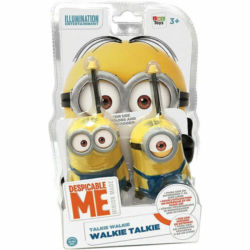 EKid Designs MS-210 2-WAY RADIO,MINIONS,EYE CONIC,FRS,PUSH BUTTON - TuracellUSA