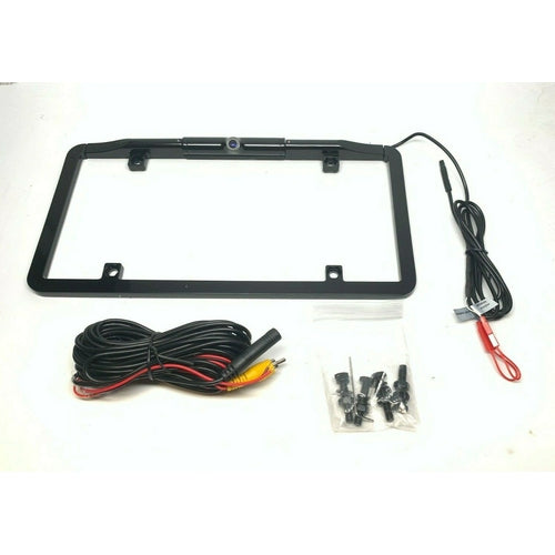 BOYO VTL375TJ CHROME ULTRA SLIM ZINC BLACK LICENSE PLATE CAM BRAND NEW - TuracellUSA