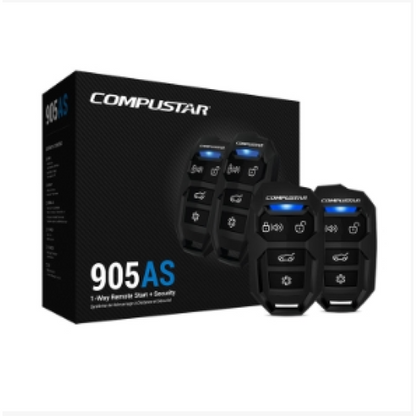 Compustar CS905AS 1-Way Remote Start + Security CM900-AS Blade-Ready - TuracellUSA